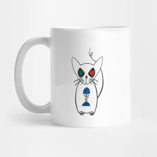 crazy kitty Mug